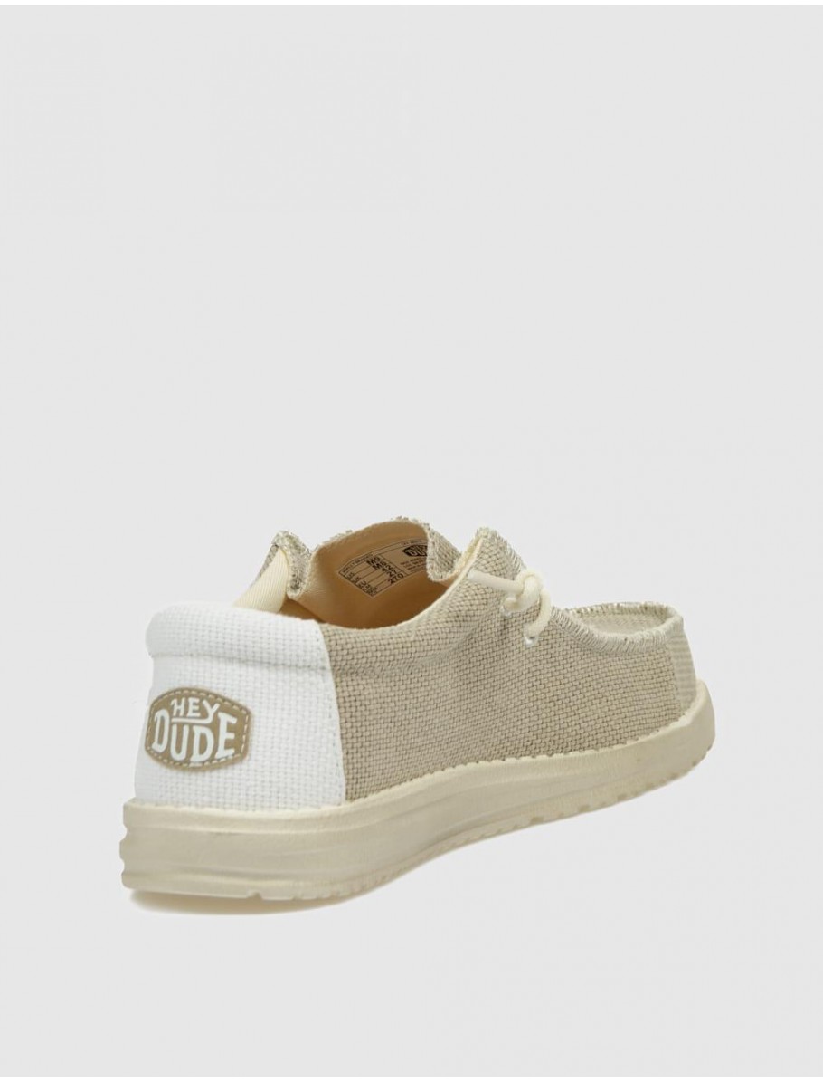 ZAPATILLA DUDE WALLY BRAIDED BEIG