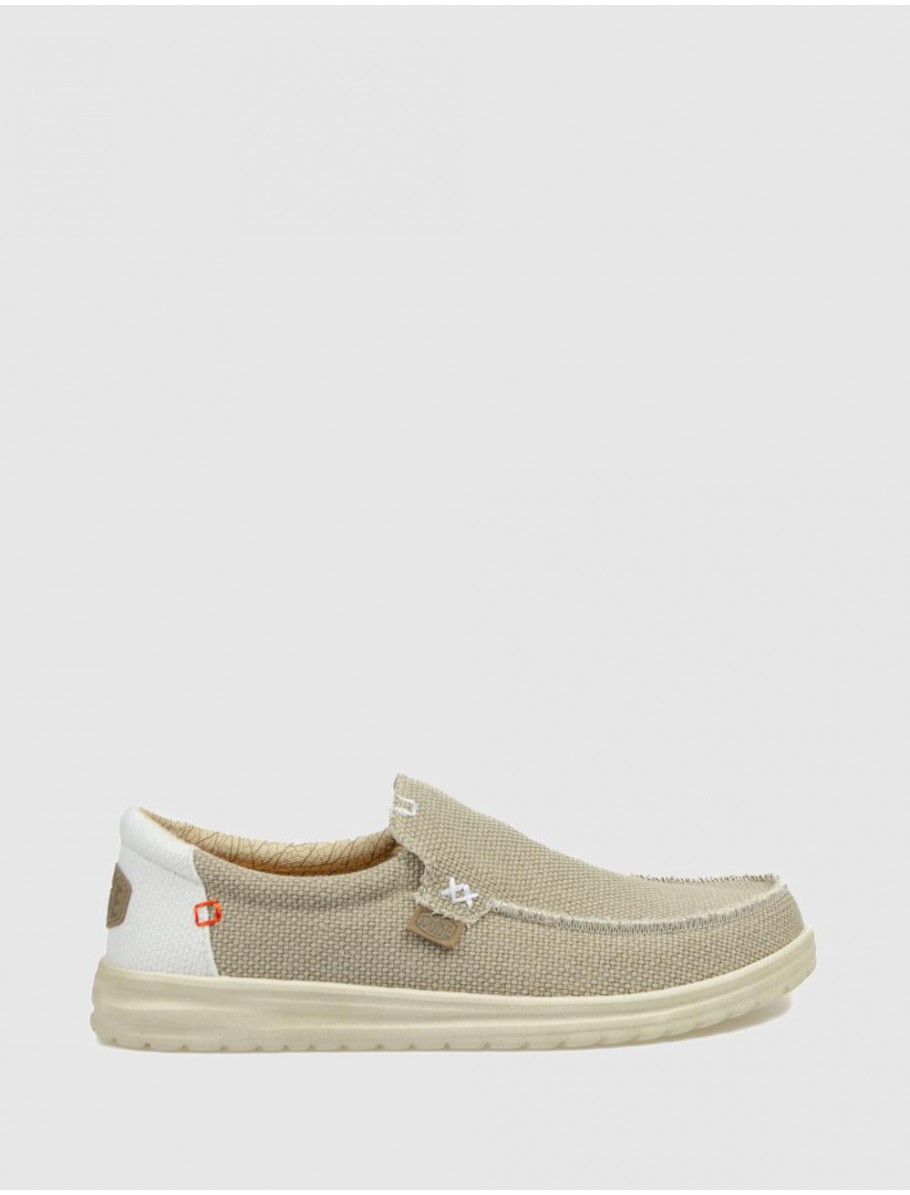 ZAPATILLA DUDE MIKKA BRAIDED BEIG