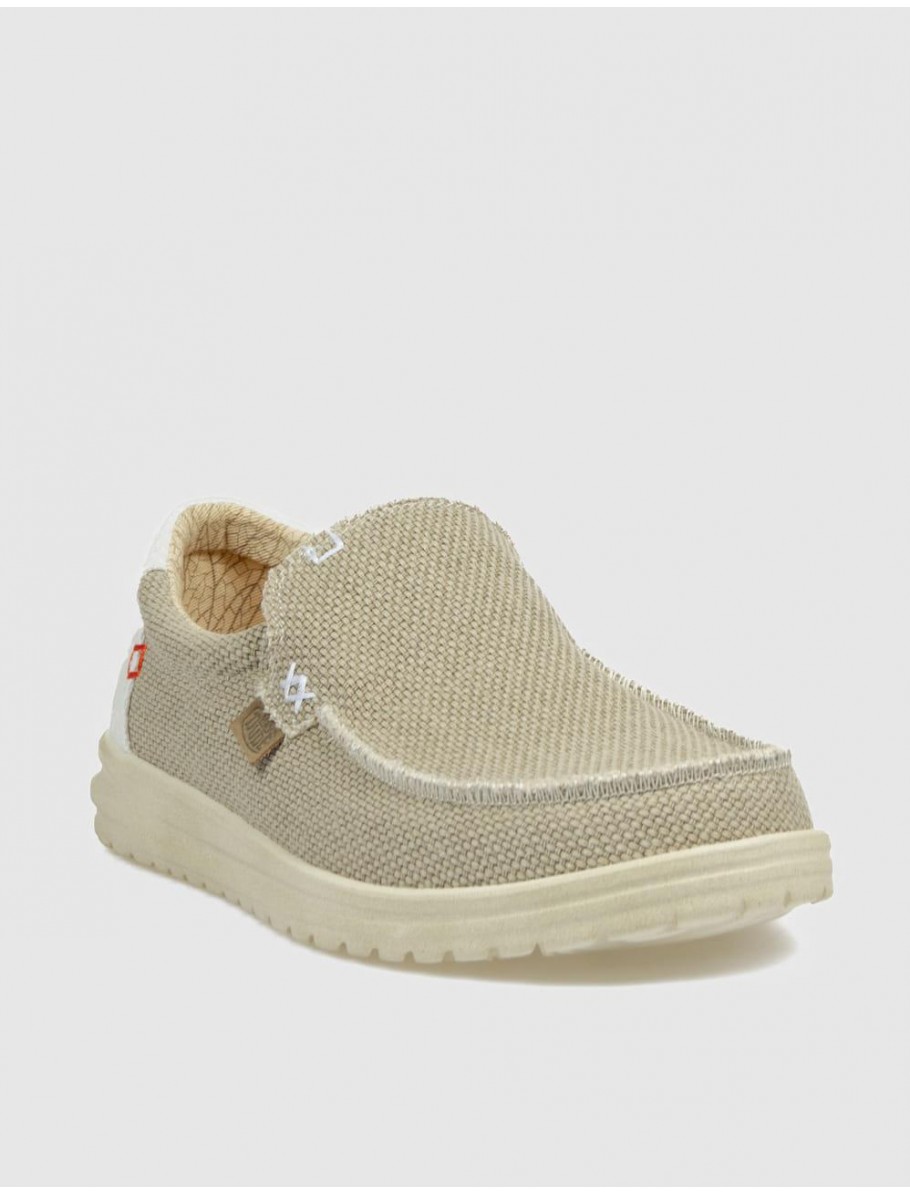 ZAPATILLA DUDE MIKKA BRAIDED BEIG