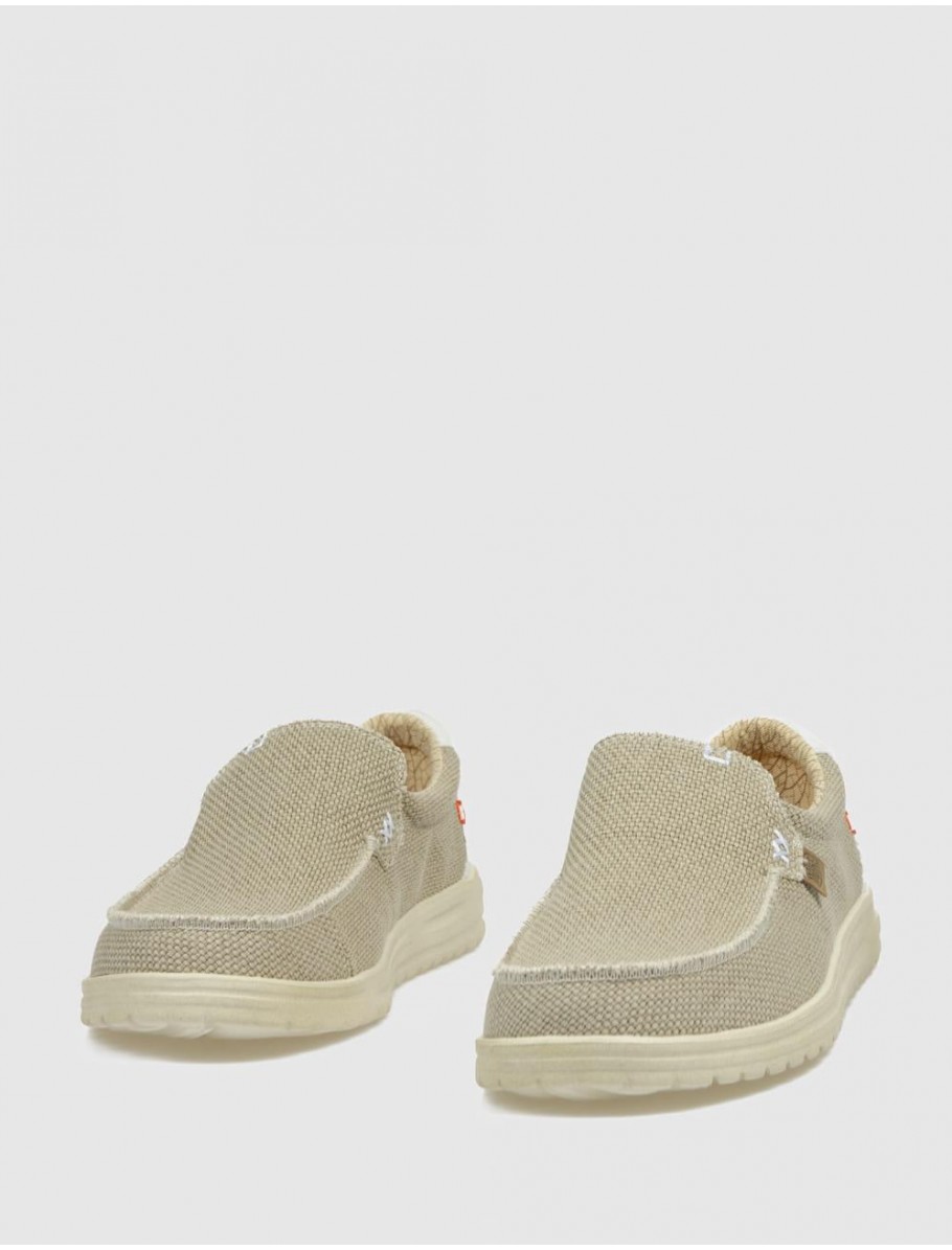 ZAPATILLA DUDE MIKKA BRAIDED BEIG