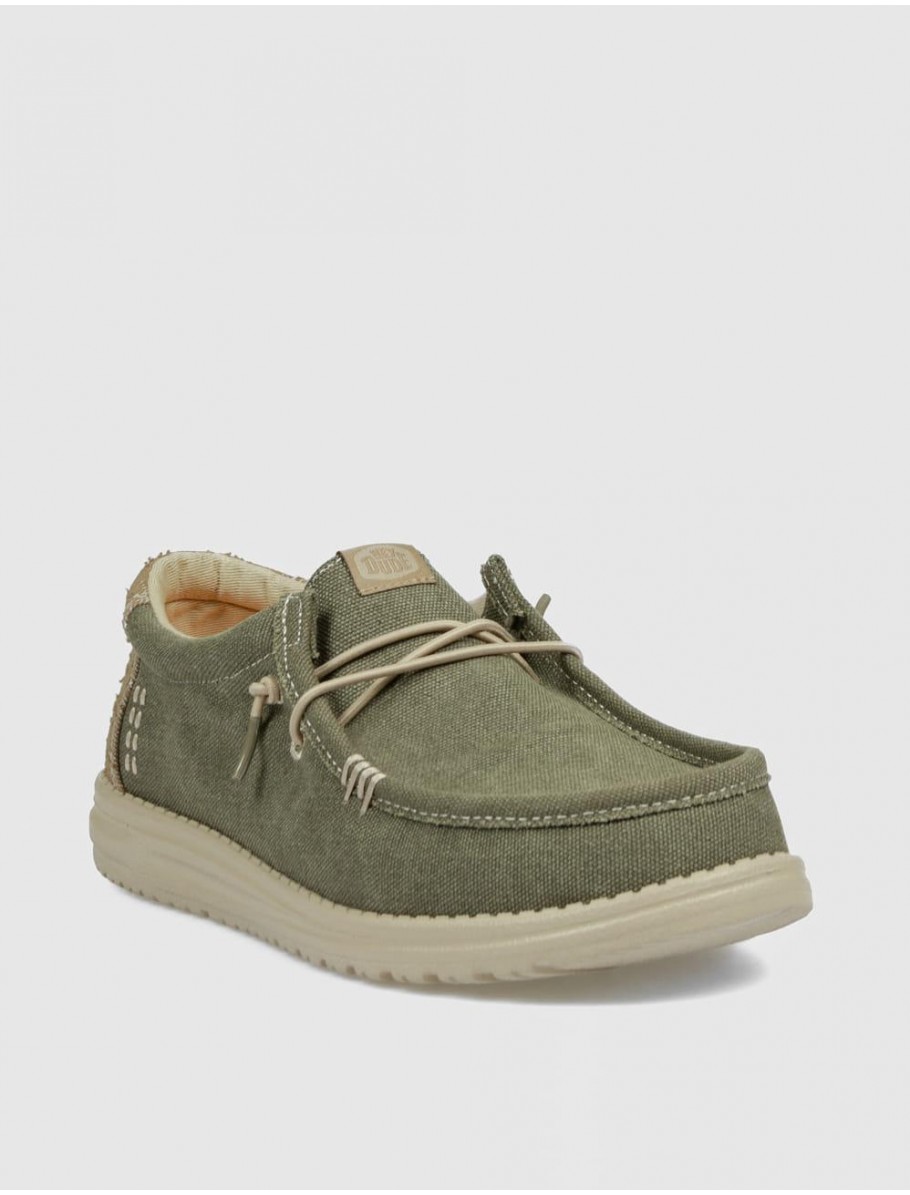 ZAPATILLA DUDE WALLY WORKWEAR VERDE
