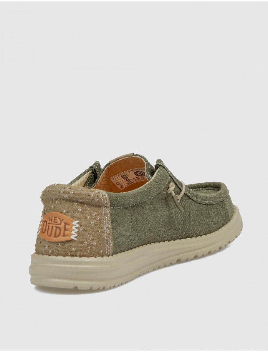 ZAPATILLA DUDE WALLY WORKWEAR VERDE