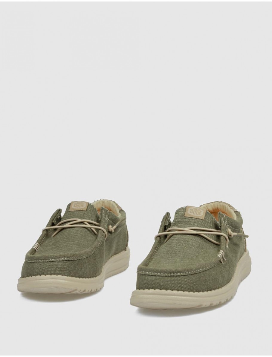 ZAPATILLA DUDE WALLY WORKWEAR VERDE
