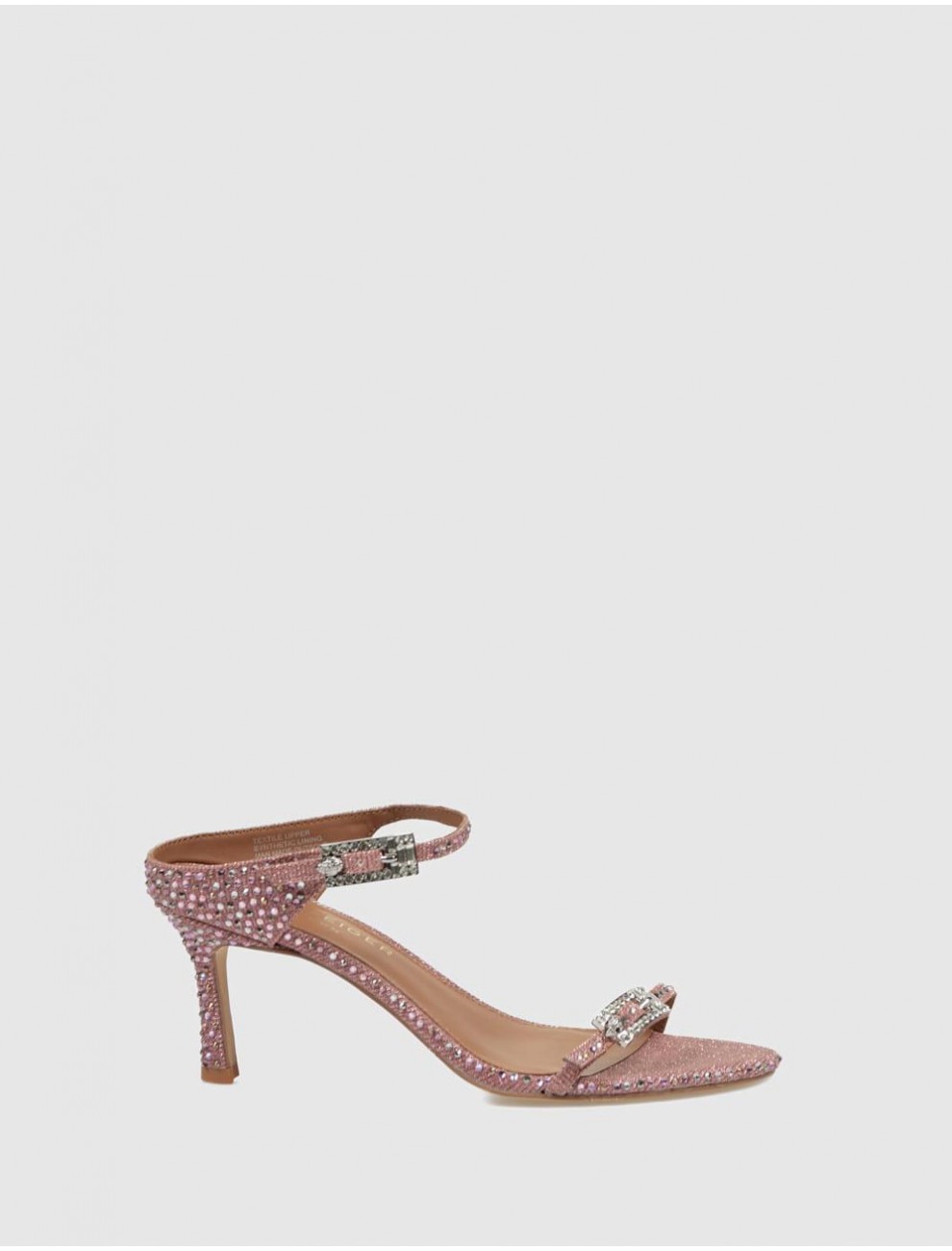 SANDALIA KURT GEIGER STRASS DOUBLE BUCKLE SDL ROSA