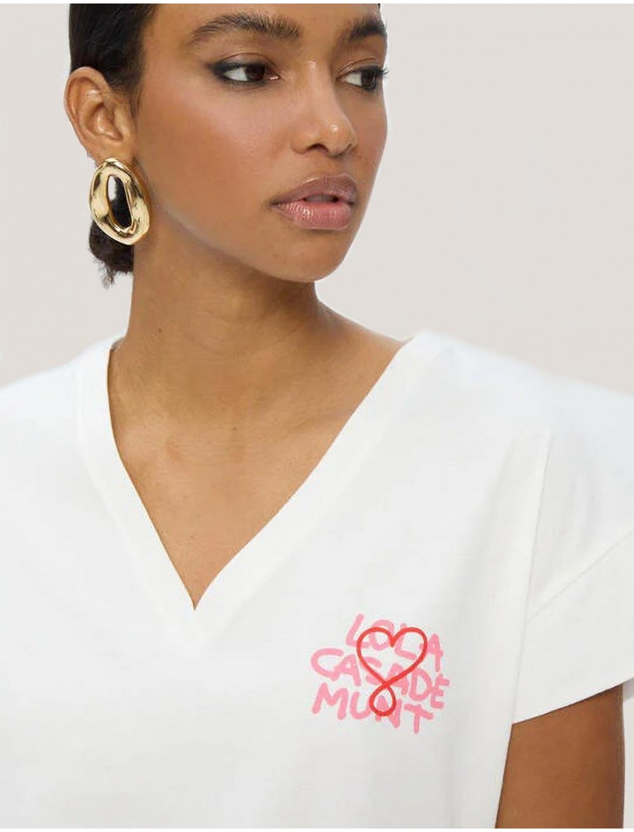 CAMISETA LOLA CASADEMUNT LS2615043 BLANCO