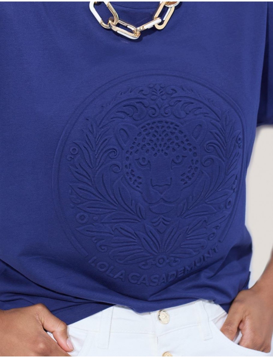 CAMISETA LOLA CASADEMUNT LS2615042 MARINO