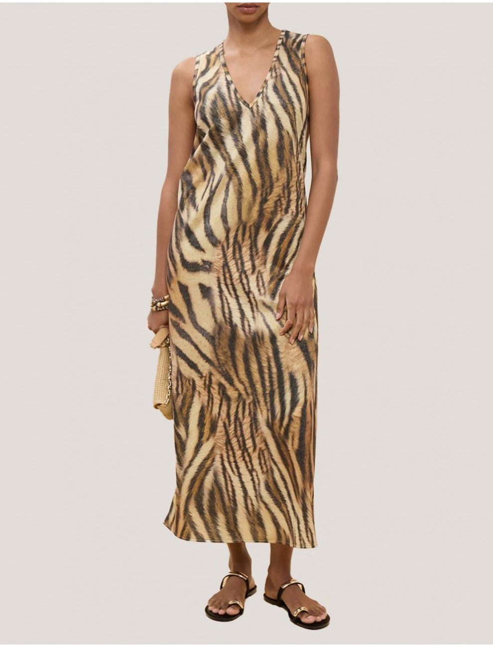 VESTIDO LOLA CASADEMUNT LS2616038 MARRoN