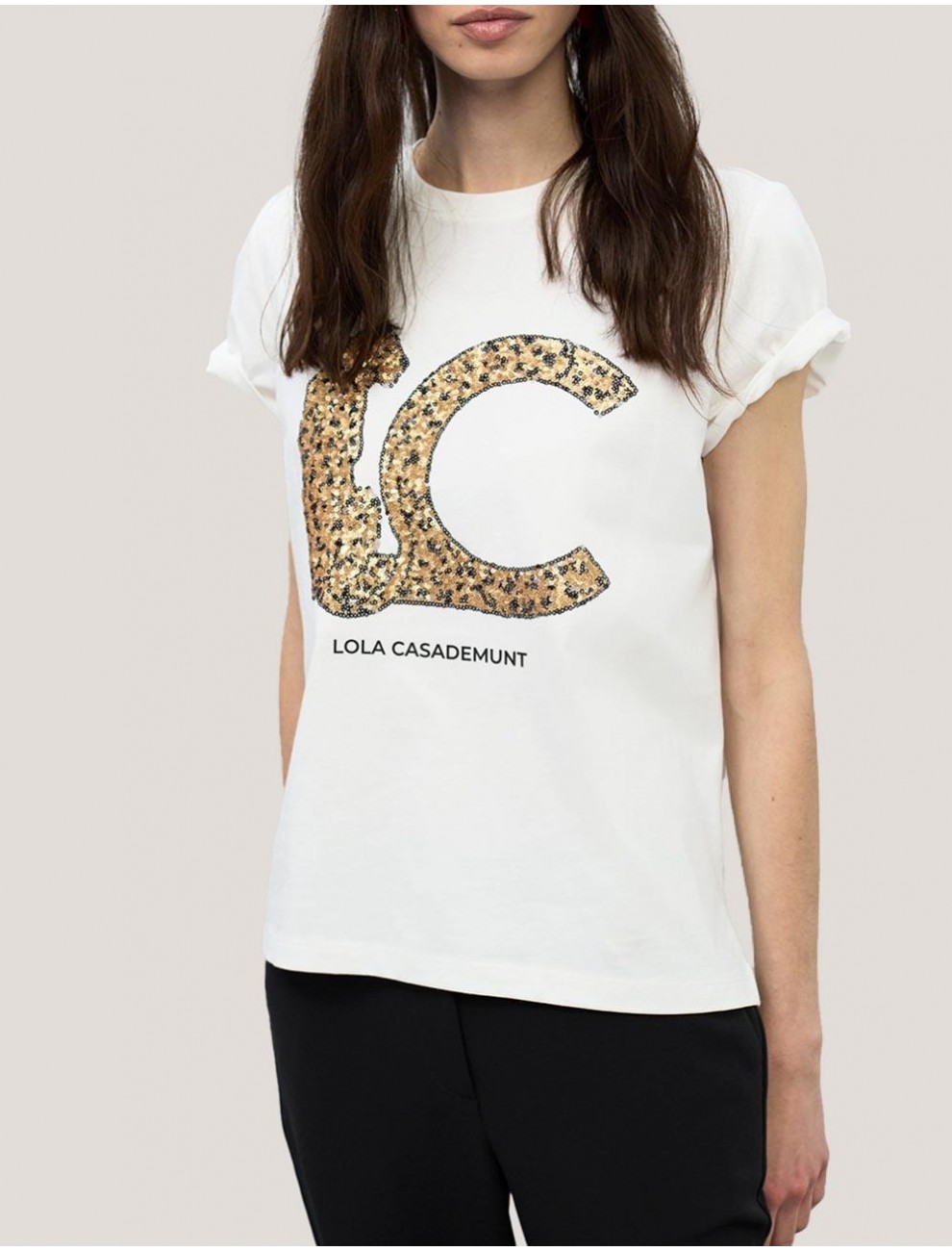 CAMISETA LOLA CASADEMUNT LS2615004 BLANCO