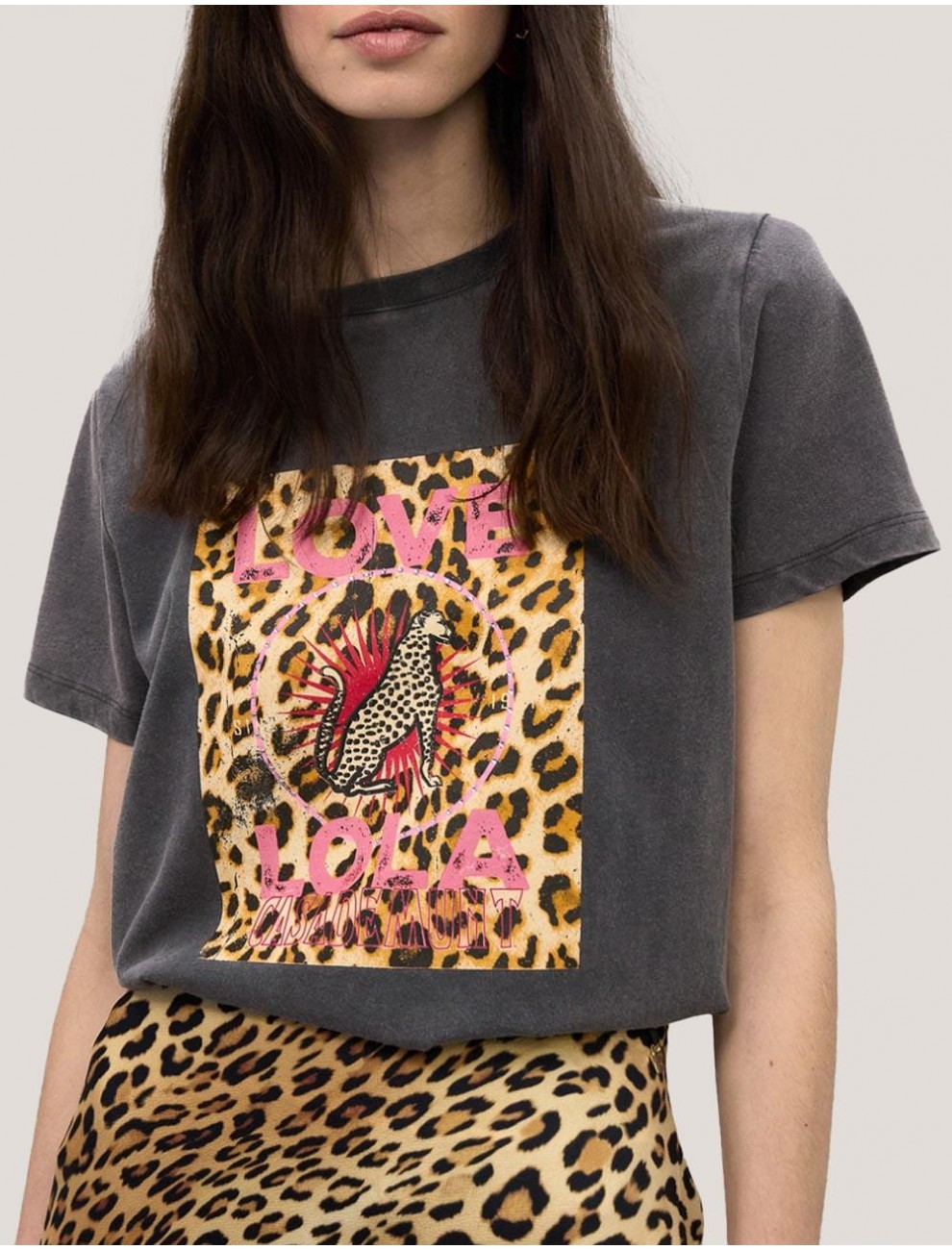 CAMISETA LOLA CASADEMUNT LS2615105 GRIS