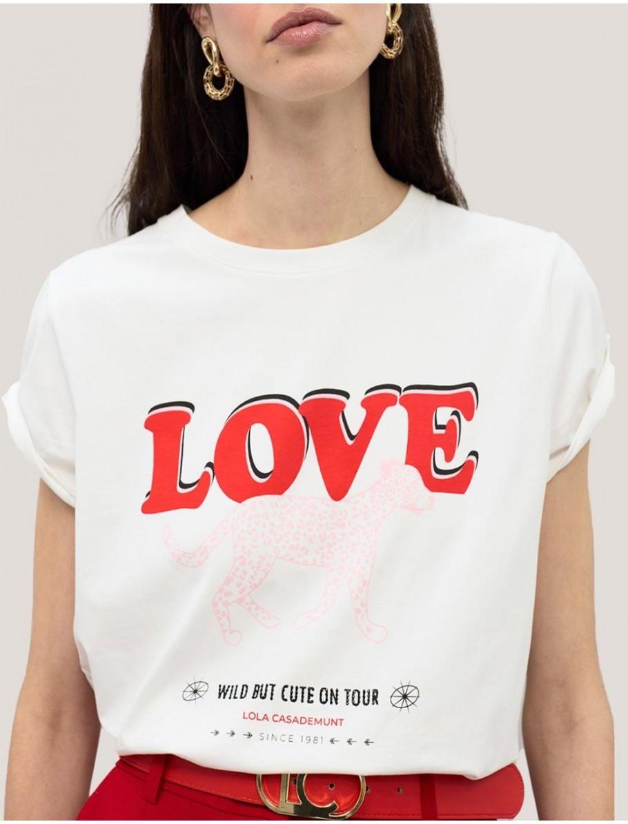 CAMISETA LOLA CASADEMUNT LS2615106 BLANCO