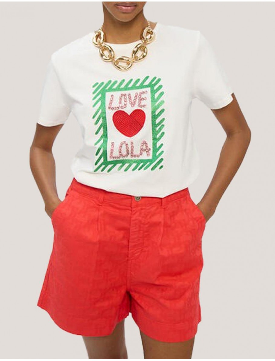 CAMISETA LOLA CASADEMUNT LS2615041 BLANCO