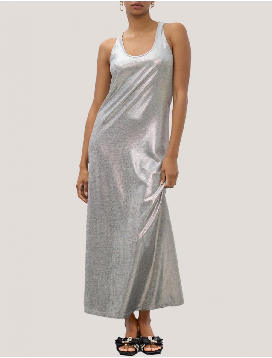 VESTIDO LOLA CASADEMUNT LS2616083 PLATA