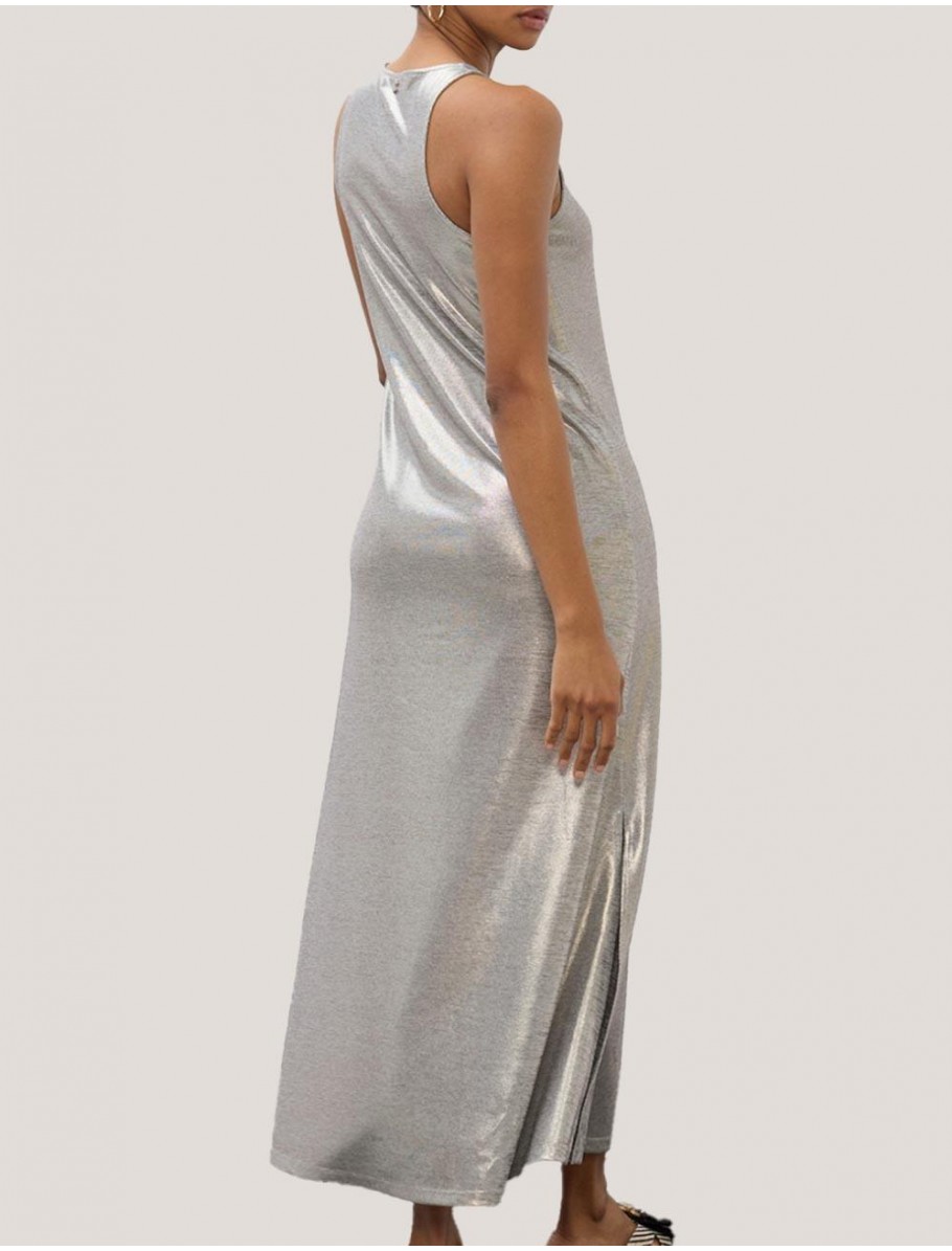VESTIDO LOLA CASADEMUNT LS2616083 PLATA