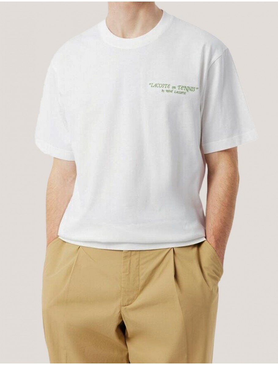 CAMISETA LACOSTE TEE SHIRT BLANCO