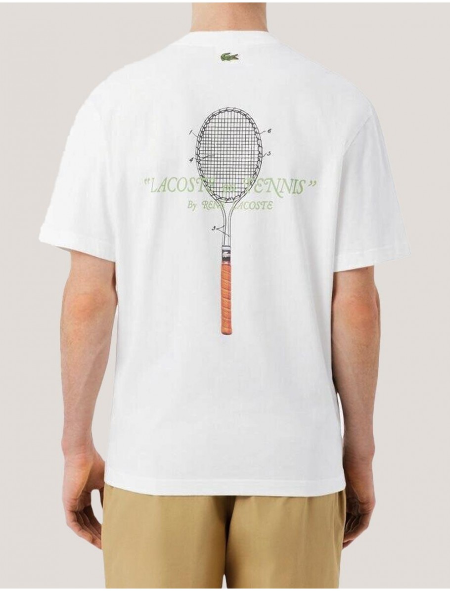 CAMISETA LACOSTE TEE SHIRT BLANCO