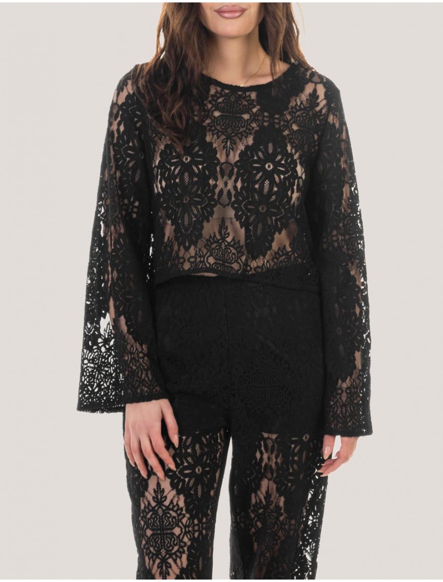 CAMISETA OBVIO ZINNIA NEGRO