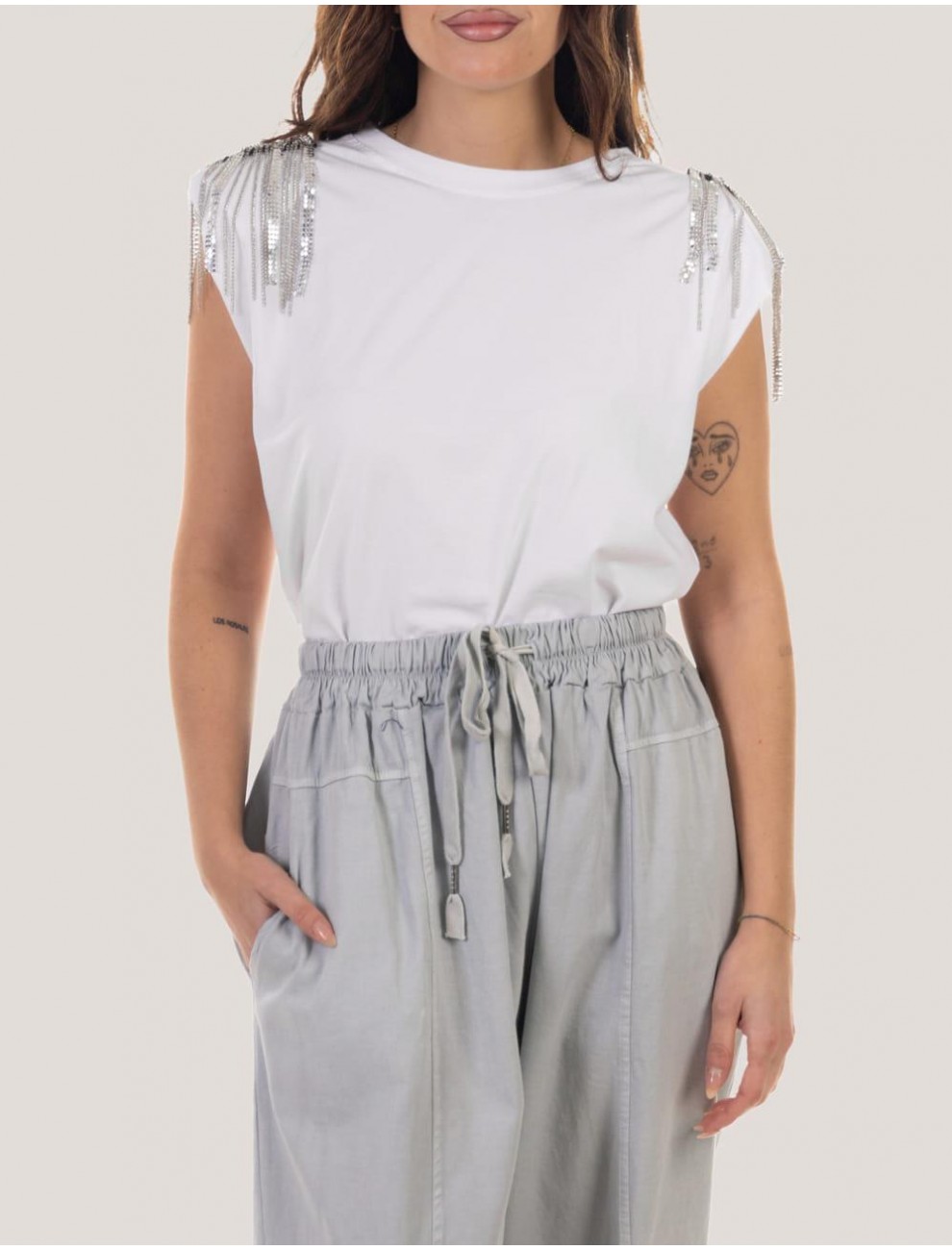 CAMISETA OBVIO ANISA BLANCO