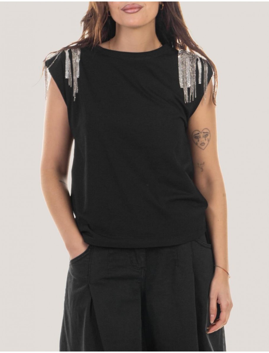 CAMISETA OBVIO ANISA NEGRO