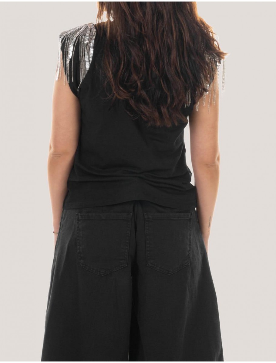 CAMISETA OBVIO ANISA NEGRO