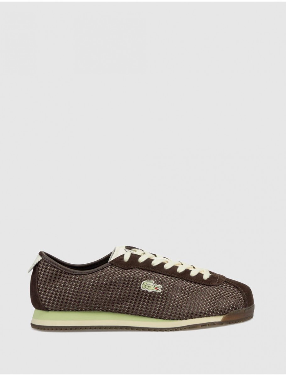 ZAPATILLA LACOSTE CLUB LOW MARRoN