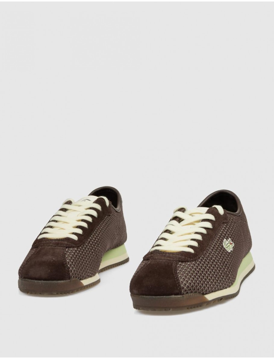 ZAPATILLA LACOSTE CLUB LOW MARRoN