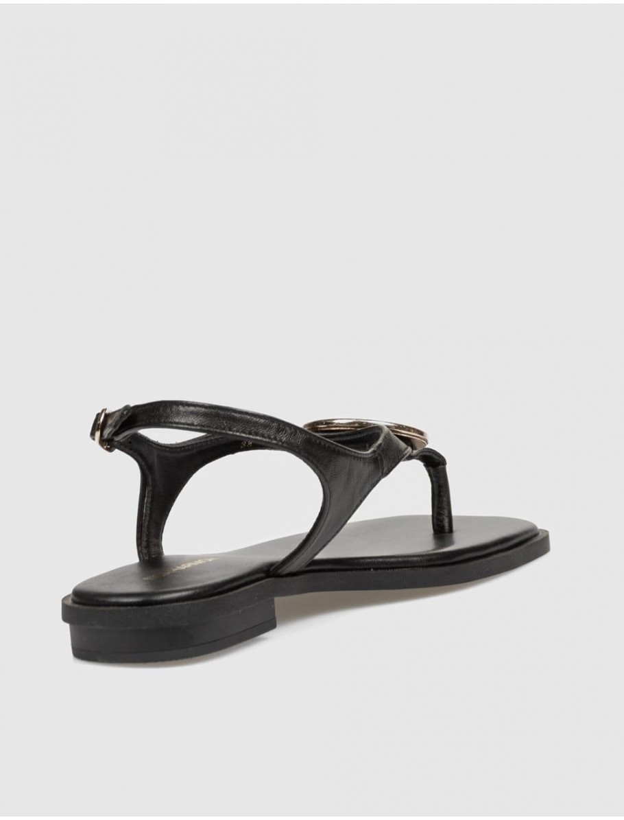 SANDALIA DE DEDO NOA HARMON SIREN NEGRO