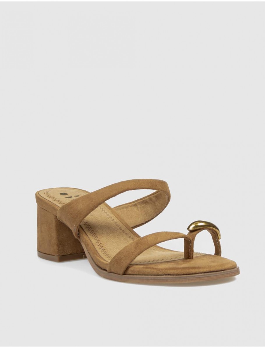 SANDALIA OBVIO SHOES M6323B TELMA CaMEL