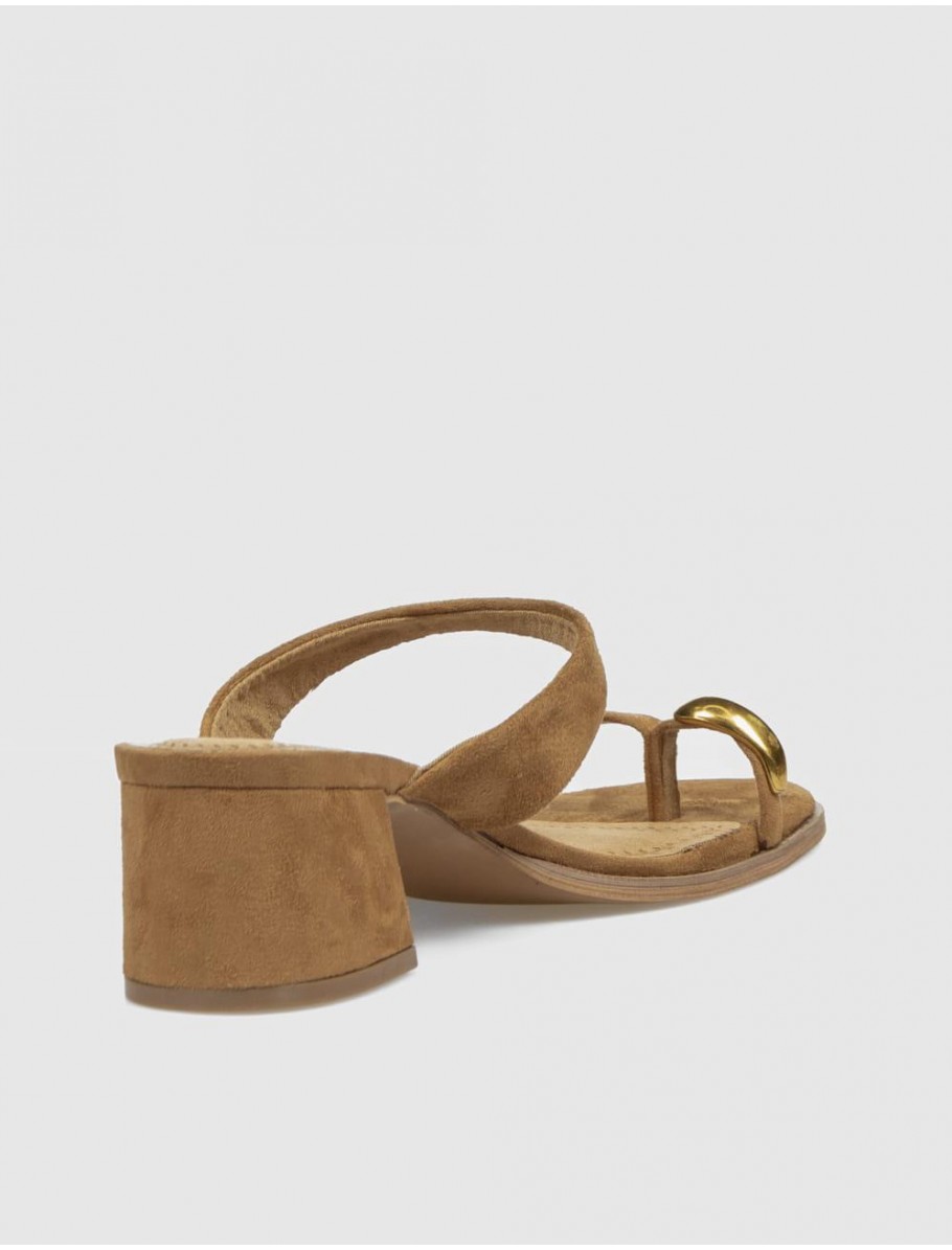 SANDALIA OBVIO SHOES M6323B TELMA CaMEL