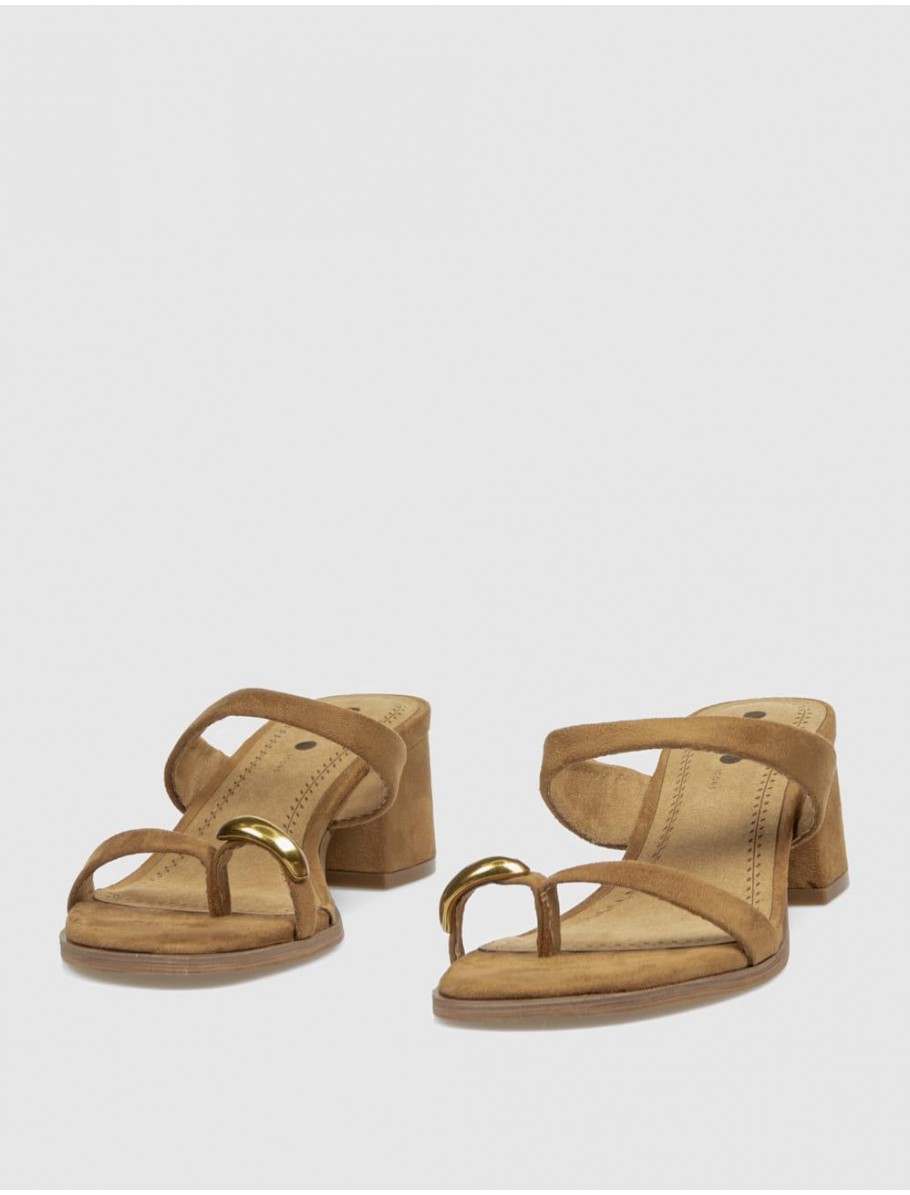 SANDALIA OBVIO SHOES M6323B TELMA CaMEL