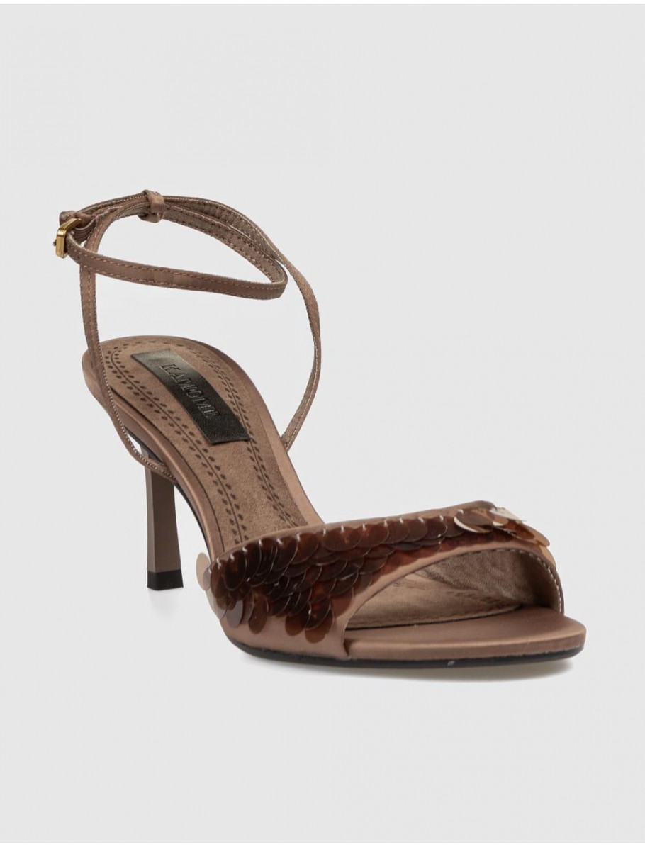 SANDALIA KAMOME TRENDS HELGA MARRoN