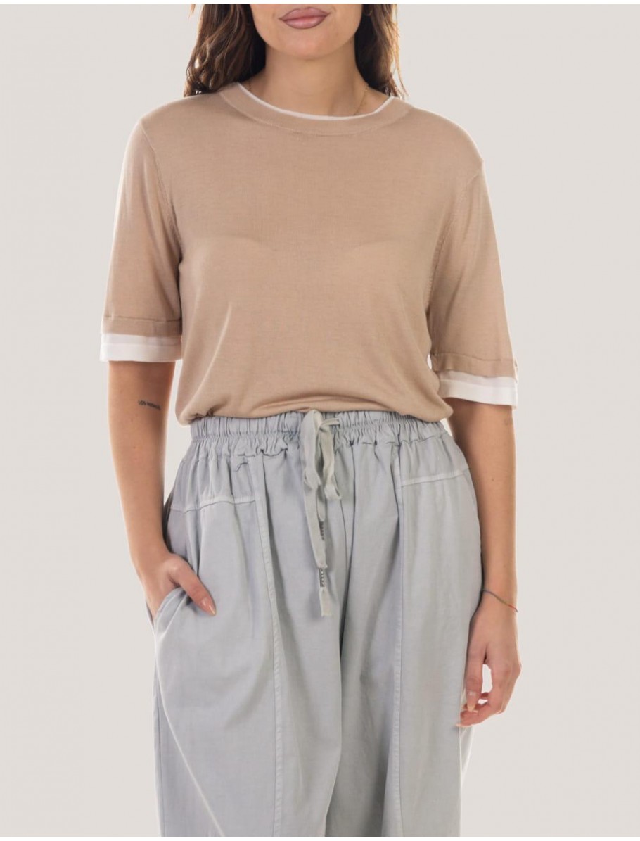 CAMISETA OBVIO ZIREA TAUPE