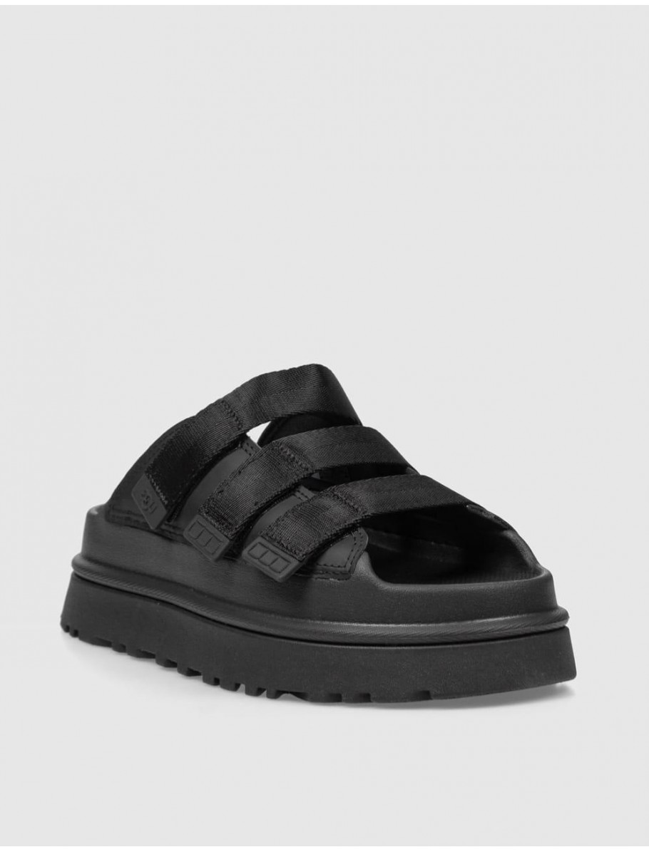 SANDALIA UGG GOLDENGLOW SLIDE NEGRO