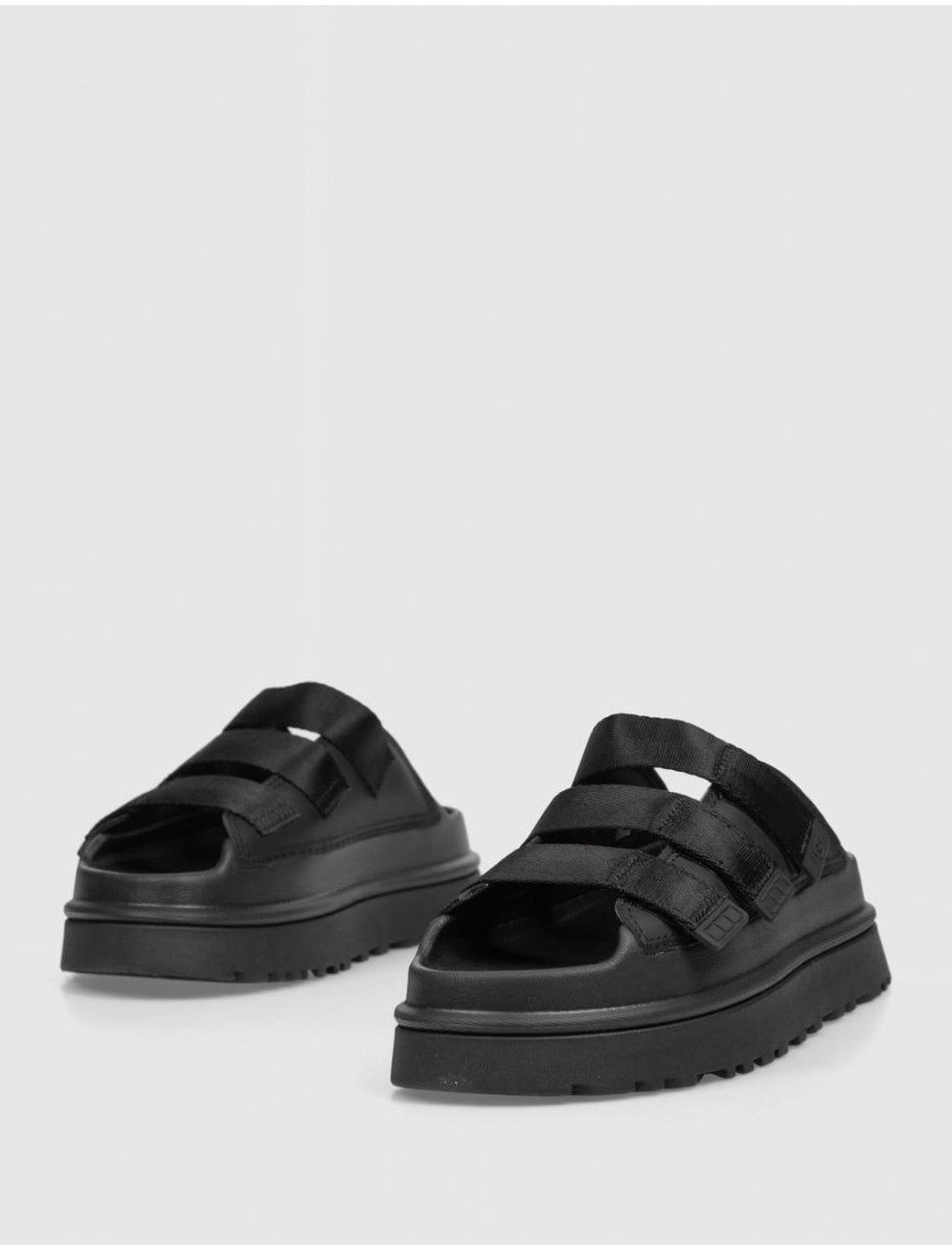 SANDALIA UGG GOLDENGLOW SLIDE NEGRO