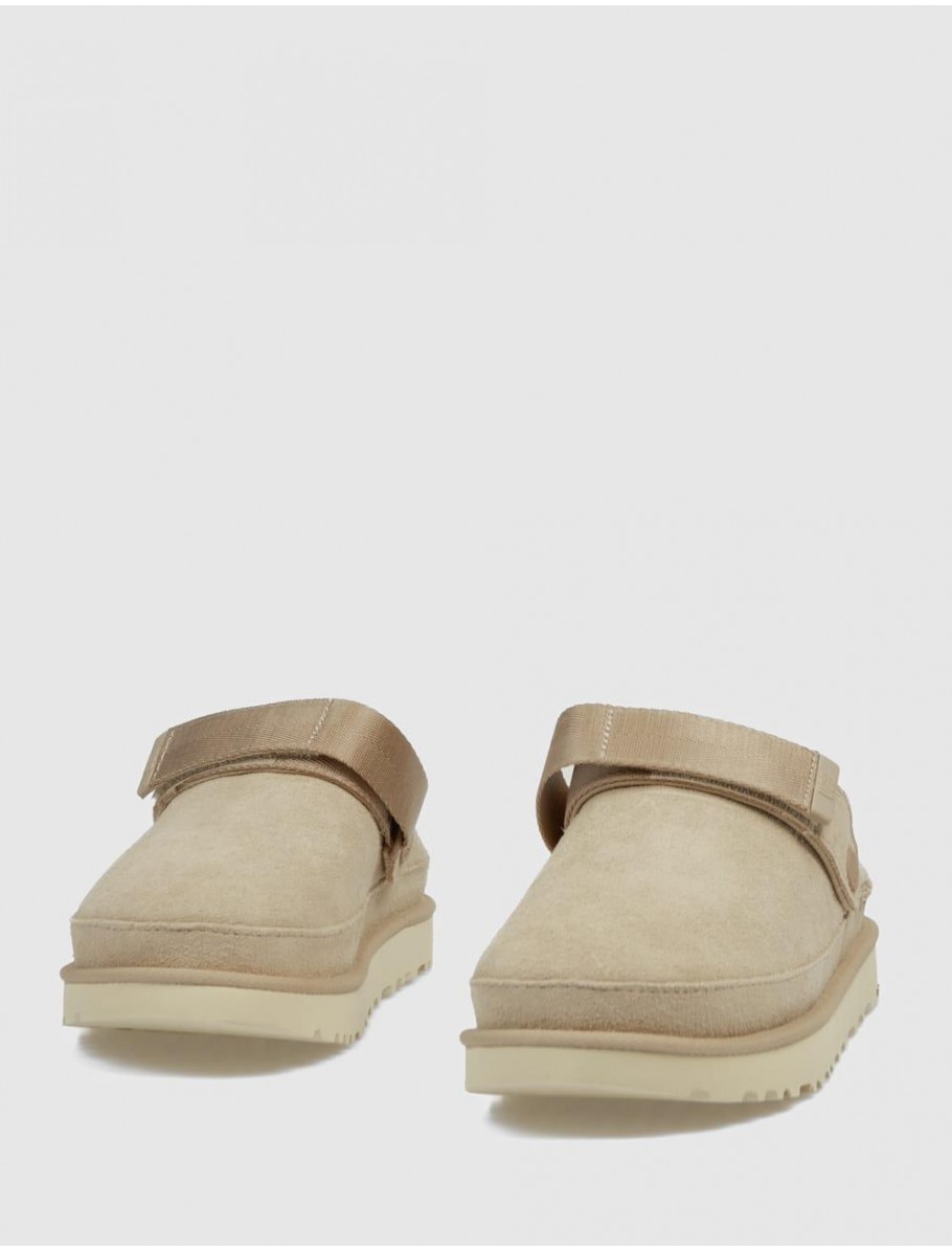 ZUECO UGG GOLDENSTAR CLOG TAUPE