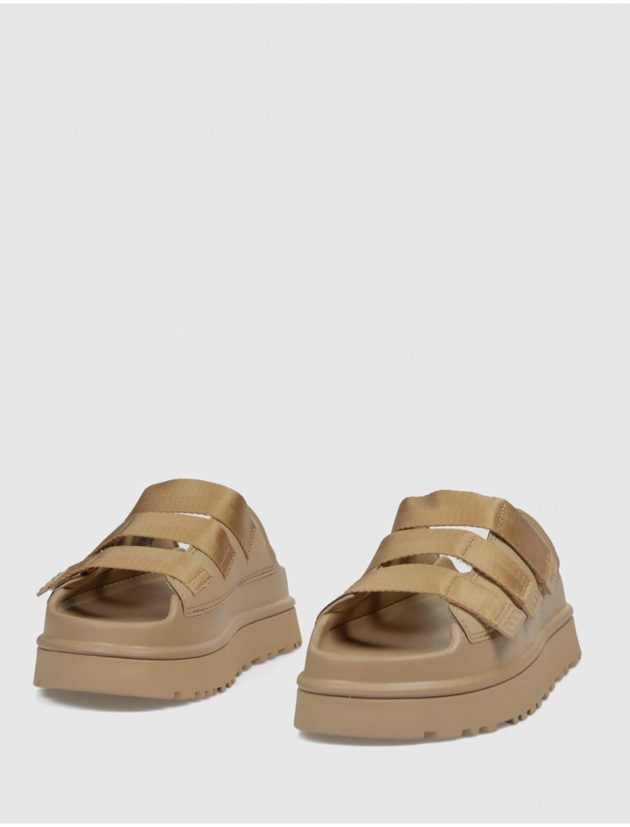 SANDALIA UGG GOLDENGLOW SLIDE TAUPE