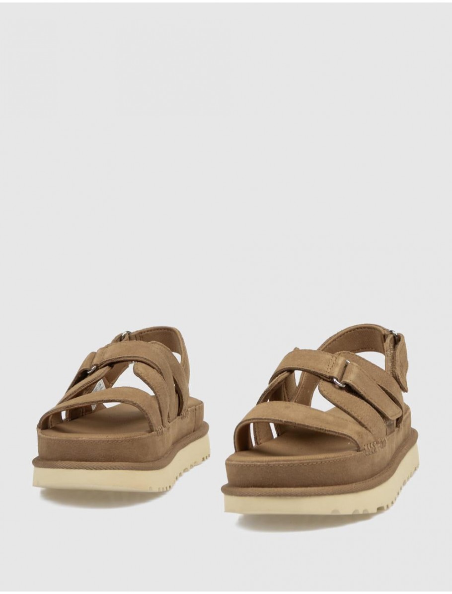 SANDALIA UGG GOLDENSTAR GLEAM CUERO