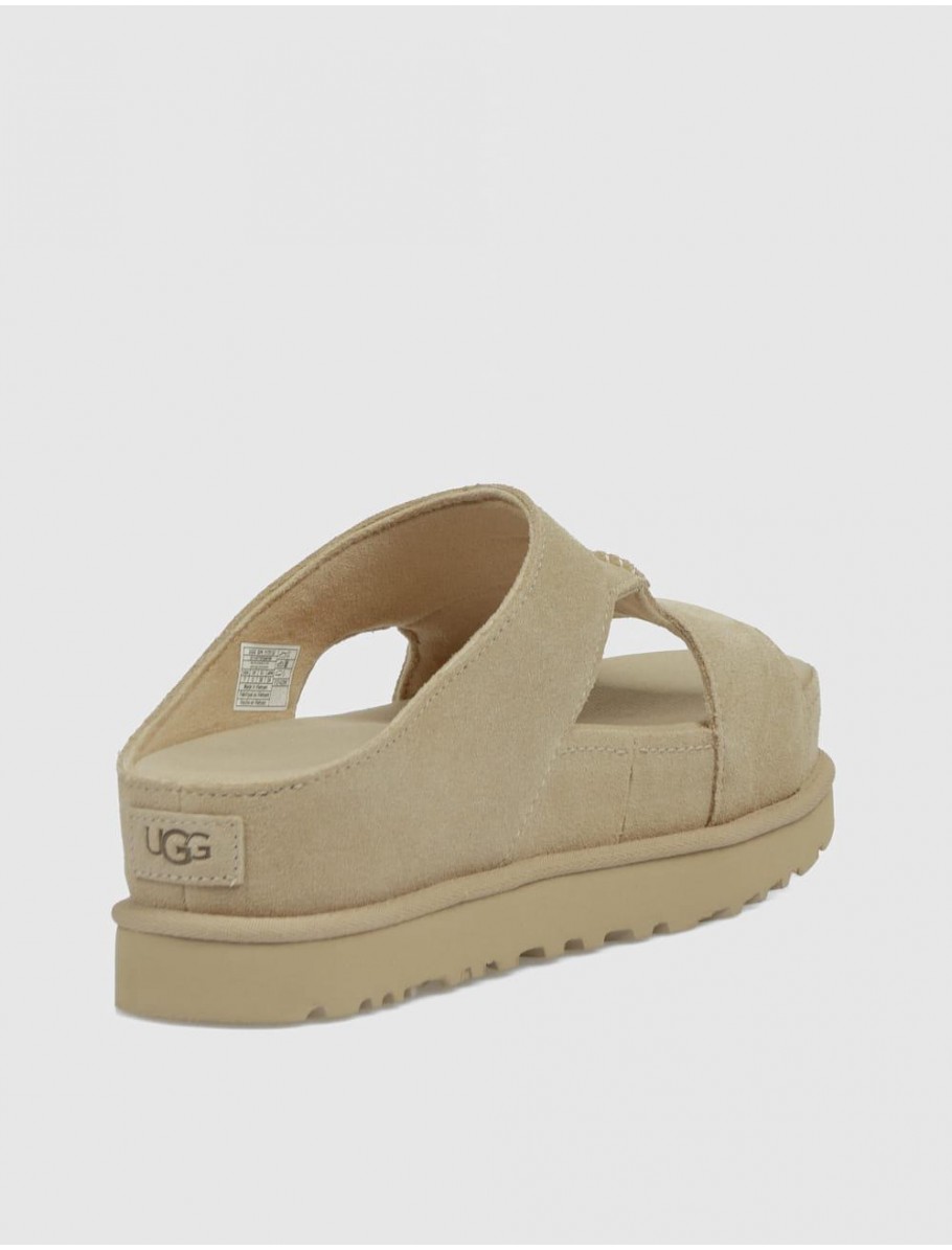 SANDALIA UGG GOLDENSTAR HI CUTOUT SLIDE TAUPE
