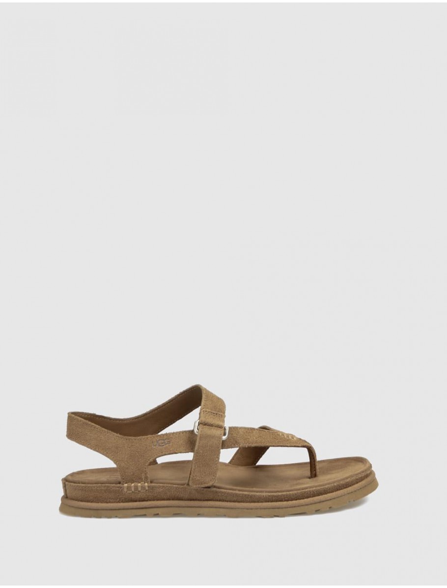 SANDALIA DE DEDO UGG GOLDENGAZE TOE POST CUERO
