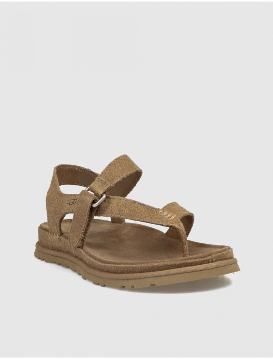 SANDALIA DE DEDO UGG GOLDENGAZE TOE POST CUERO