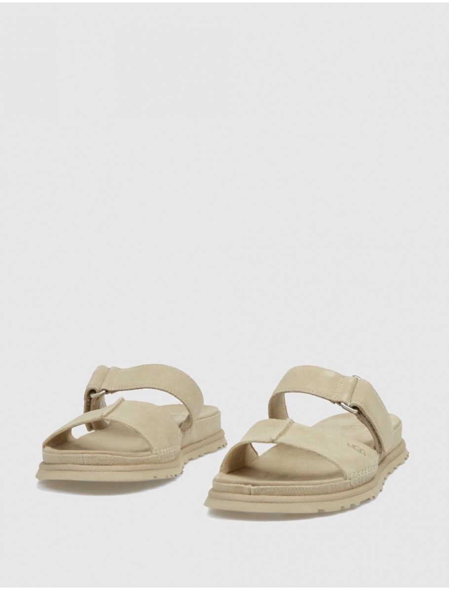 SANDALIA UGG GOLDENGAZE SLIDE BEIG