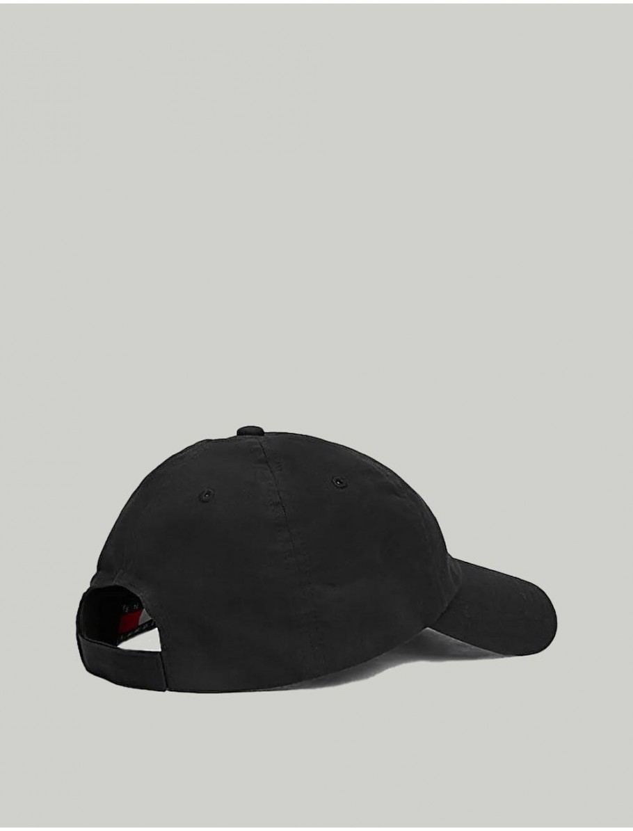 GORRA TOMMY HILFIGER LINEAR LOGO 6 PANEL CAP NEGRO