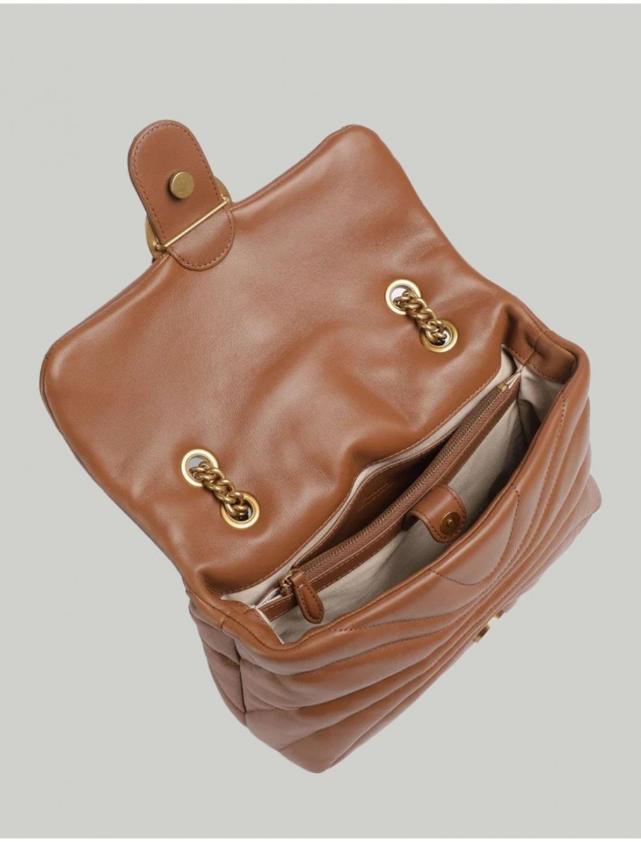 BOLSO PINKO LOVE PUFF CLASSIC MARRoN