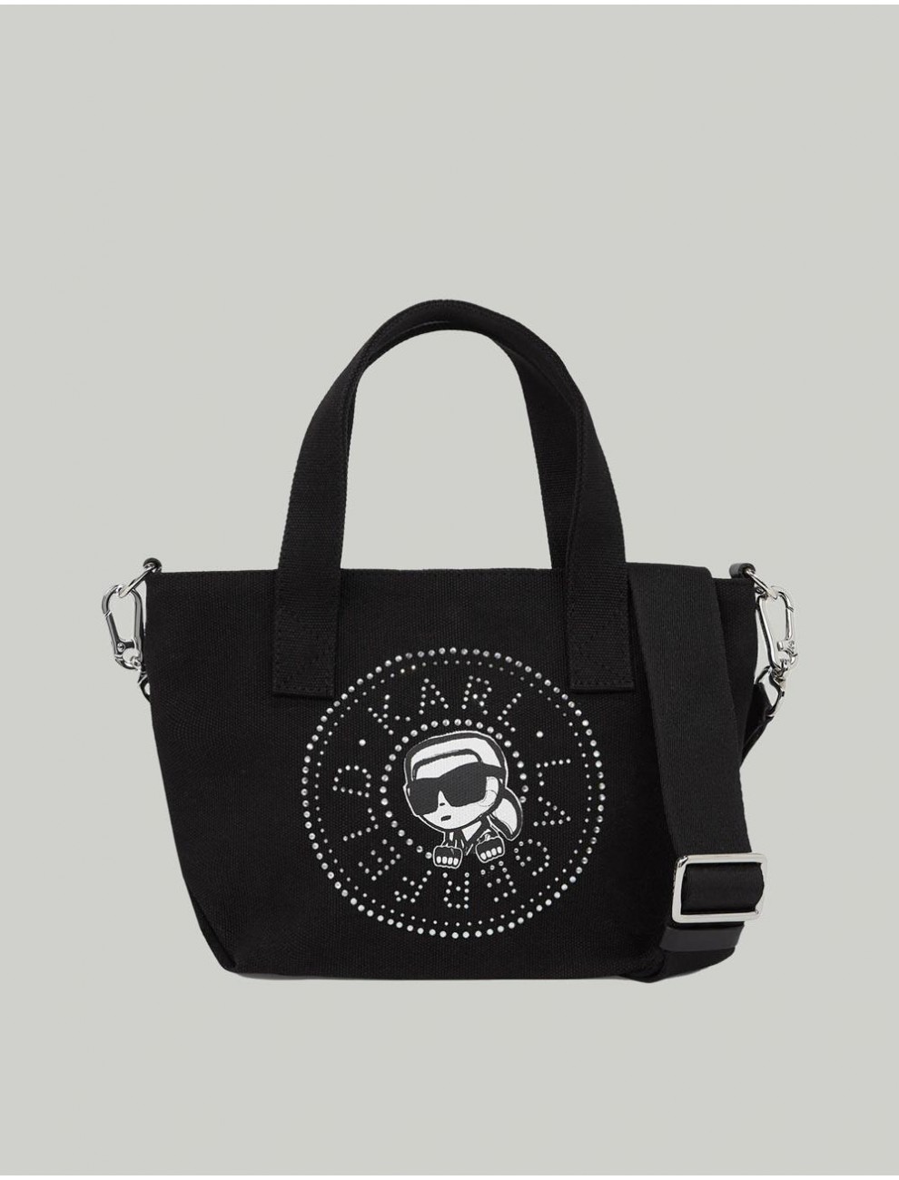 BOLSO KARL LAGERFED IKON CIRCLE KARL RH SM NEGRO
