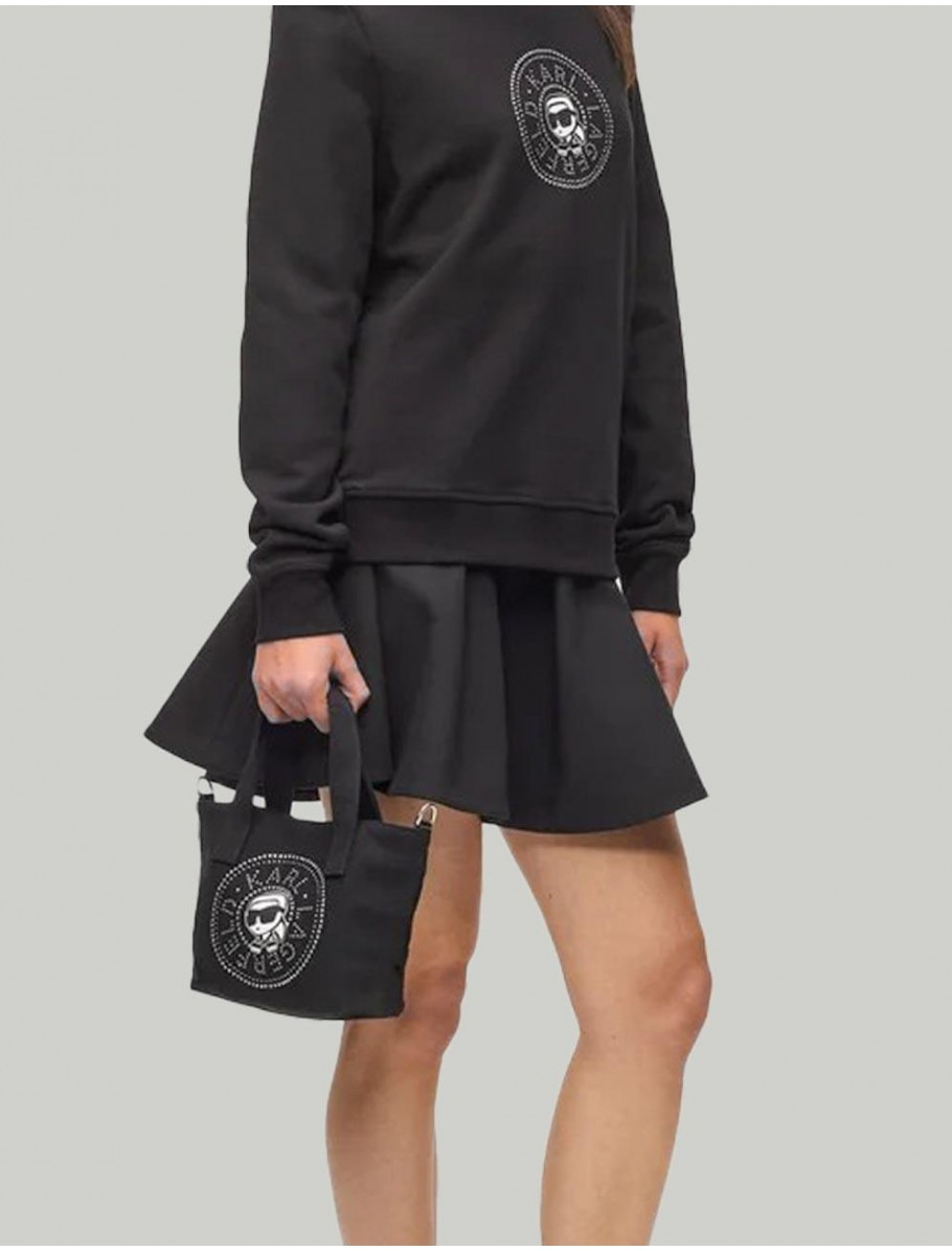 BOLSO KARL LAGERFED IKON CIRCLE KARL RH SM NEGRO