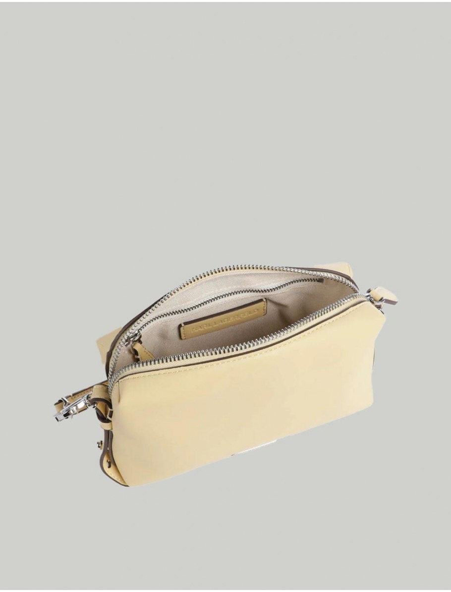 BOLSO KARL LAGERFED IKON SMOOTH OUTLINE AMARILLO