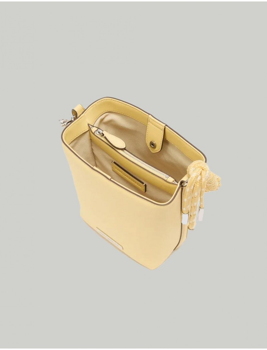 BOLSO KARL LAGERFED IKON SMOOTH OUT ROPE AMARILLO