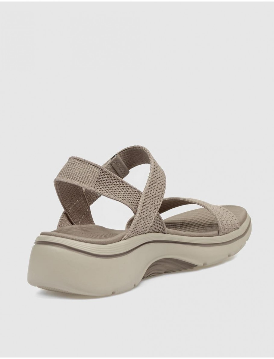 SANDALIA SKECHERS GO WALK ARCH FIT 20 SANDAL TAUPE
