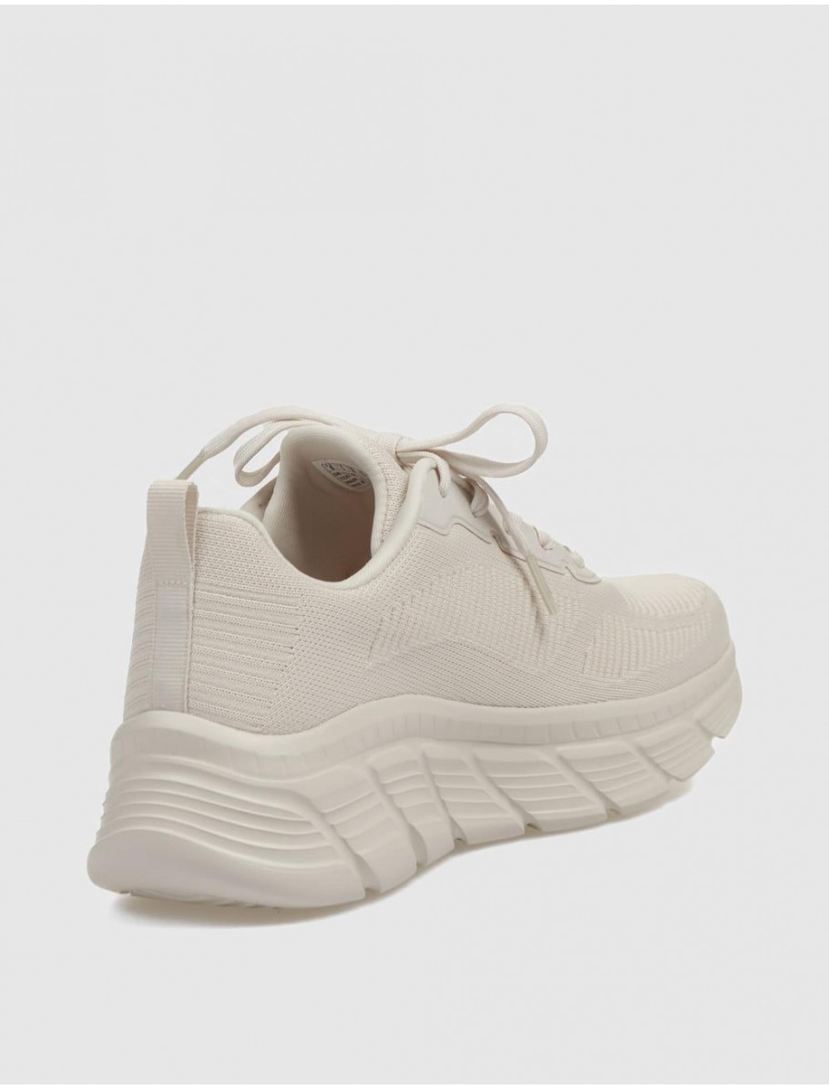ZAPATILLA SKECHERS BOBS SPORT B FLEX HI FLYING HI BLANCO