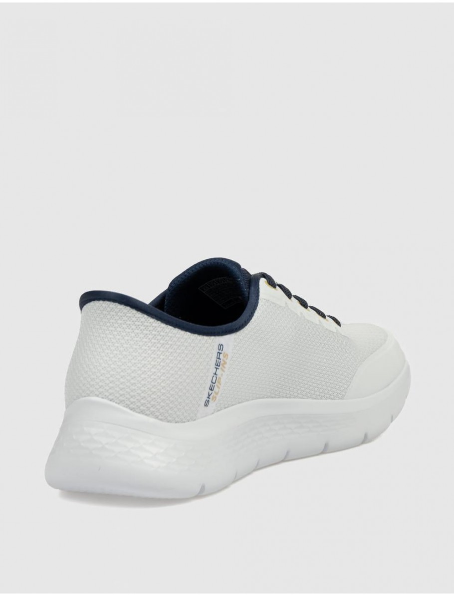 ZAPATILLA SKECHERS GO WALK FLEX NETRO BLANCO