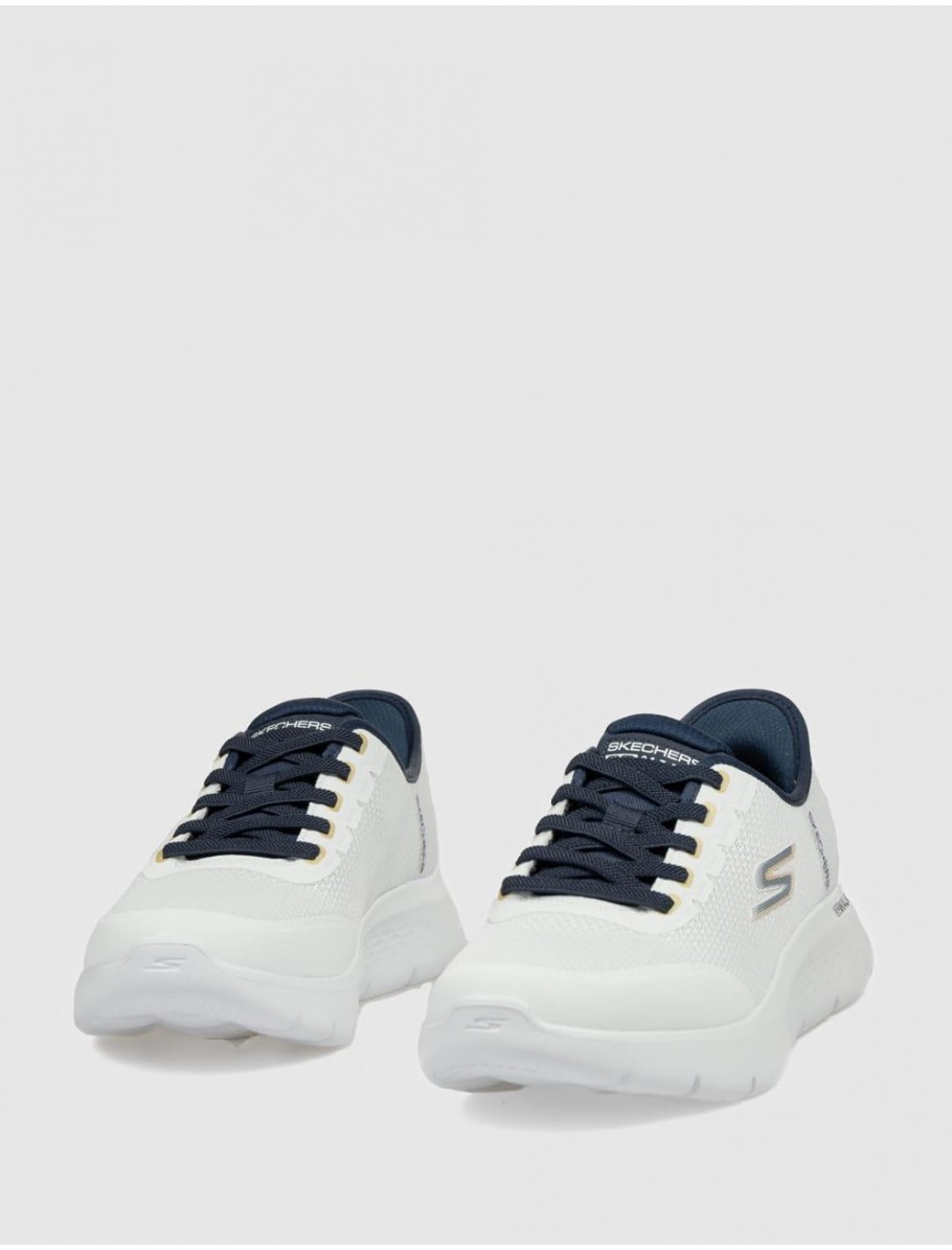 ZAPATILLA SKECHERS GO WALK FLEX NETRO BLANCO